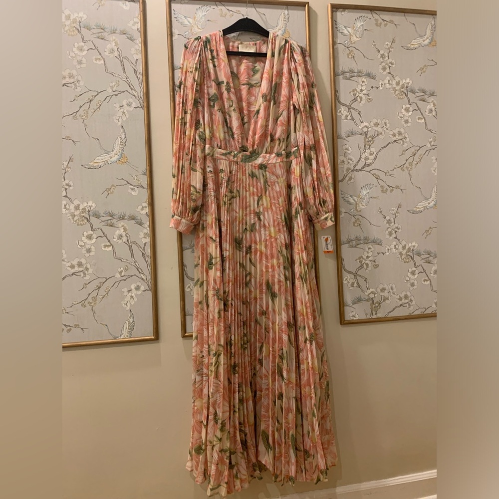 AGGI Pleated Maxi Dress